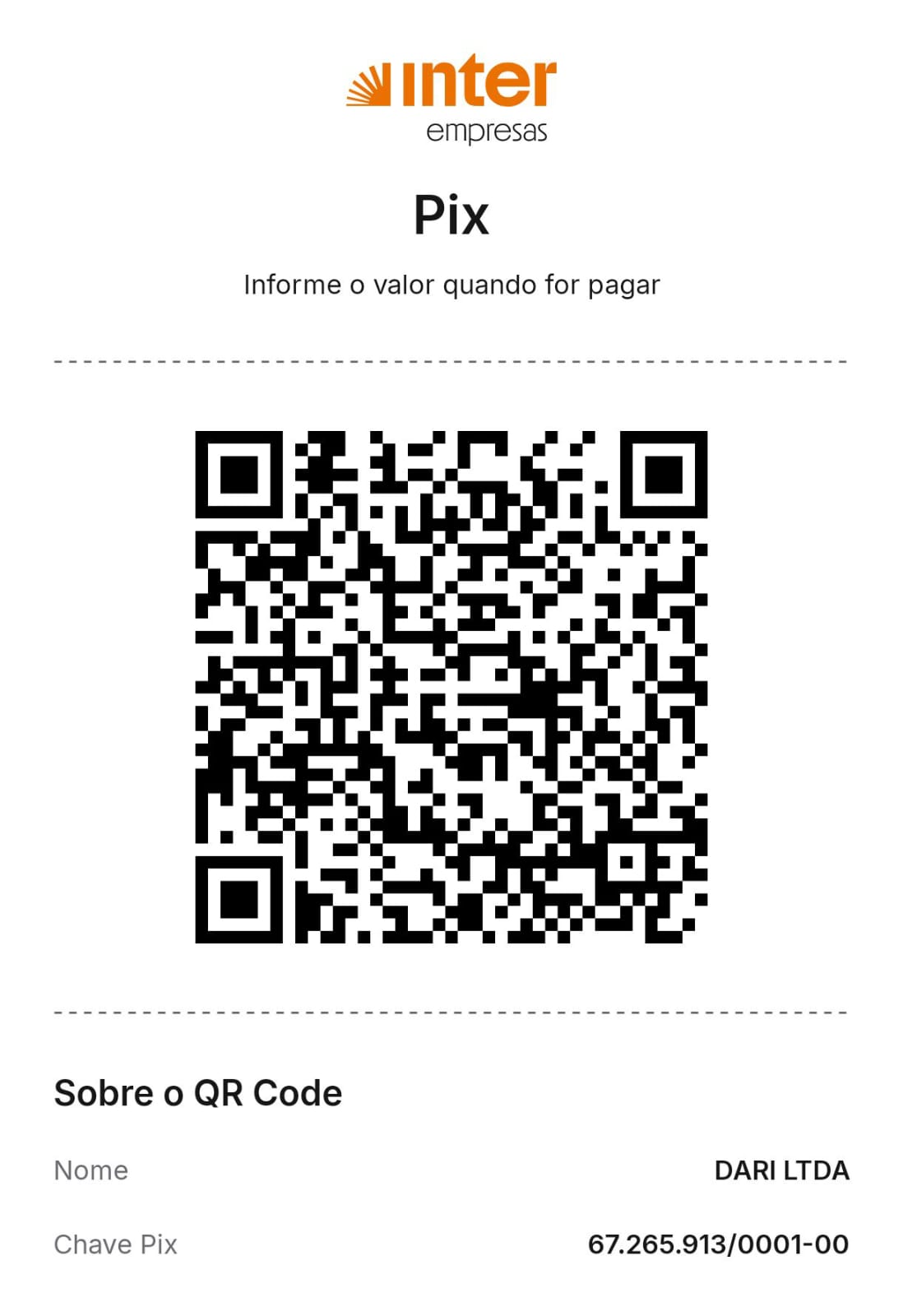 QR-код для оплаты PIX